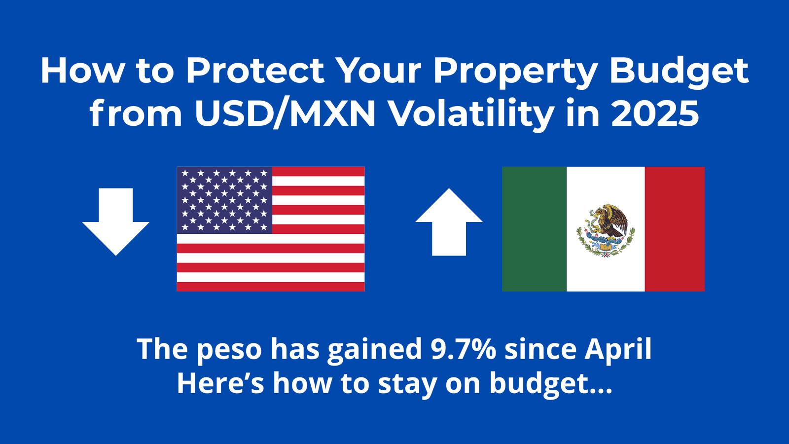 How to Protect Your Property Budget from USD/MXN Volatility in 2025 -  mexedge.com